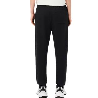 Jogging Noir Femme Lacoste straight fit siglé