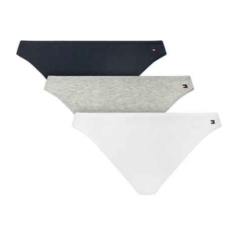 x3 Culotte Grise/Marine/Blanche Femme Tommy Hilfiger Dipped