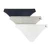 x3 Culotte Grise/Marine/Blanche Femme Tommy Hilfiger Dipped