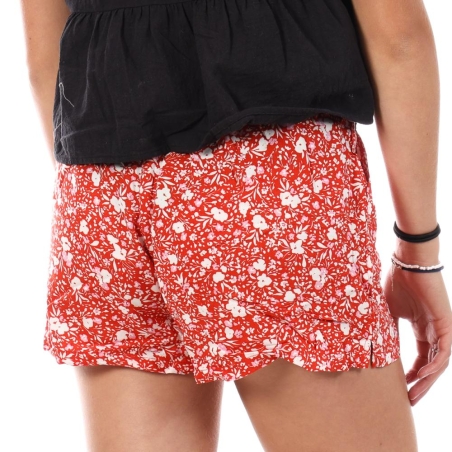 Short Rouge à Motifs Femme Only Nova Life