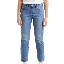 Jean Cropped Bleu Femme Levi's 501