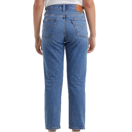 Jean Cropped Bleu Femme Levi's 501
