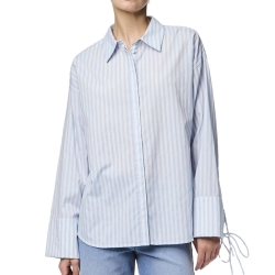 Chemise Bleu à rayures Femme Pieces Sage