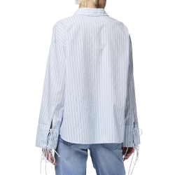 Chemise Bleu à rayures Femme Pieces Sage