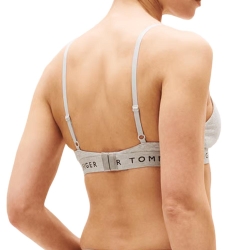 Soutien-Gorge Gris Femme Tommy Hilfiger Rp Triangle