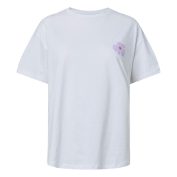 T-Shirt Blanc Femme Pieces Fasty