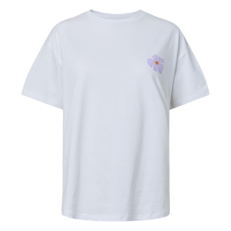 T-Shirt Blanc Femme Pieces Fasty