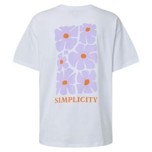 T-Shirt Blanc Femme Pieces Fasty