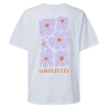 T-Shirt Blanc Femme Pieces Fasty