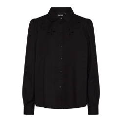 Chemise Noire Femme Pieces Nuda