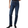 Jean 501 Bleu Brut Femme Levi's Med Indigo 12501