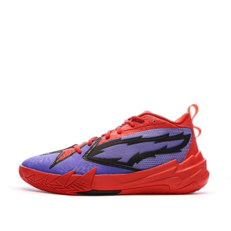 Chaussures de Basketball Violet/Rouge Homme Puma Scoot 1 PRED