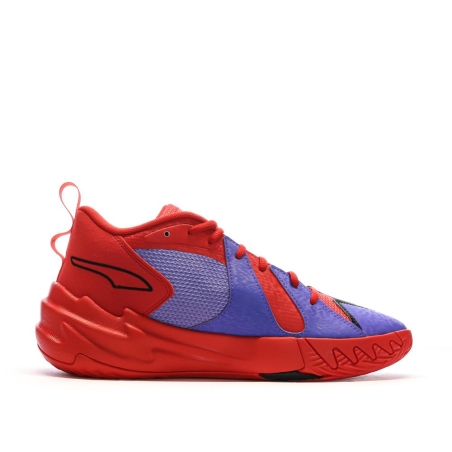 Chaussures de Basketball Violet/Rouge Homme Puma Scoot 1 PRED