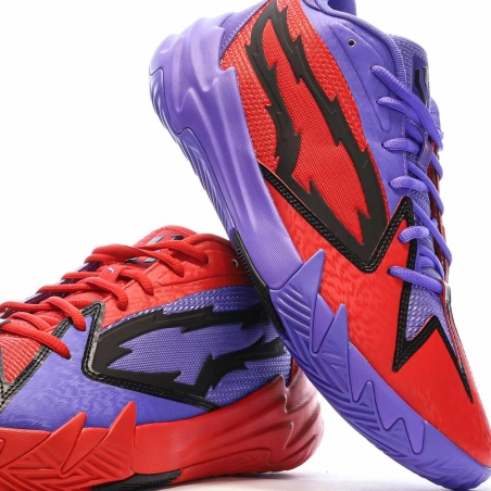 Chaussures de Basketball Violet/Rouge Homme Puma Scoot 1 PRED