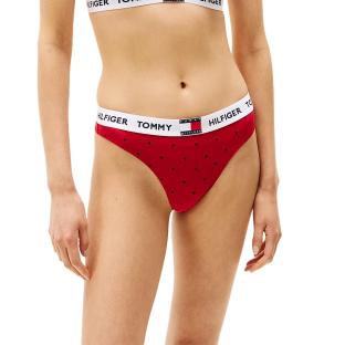 Strings Rouge/Noir Femme Tommy Hilfiger Classic