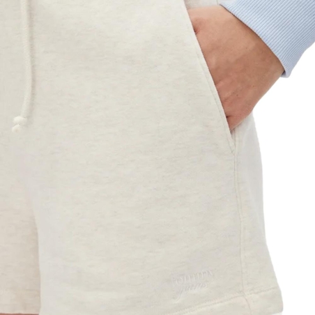 Short Beige Femme Tommy Hilfiger Script