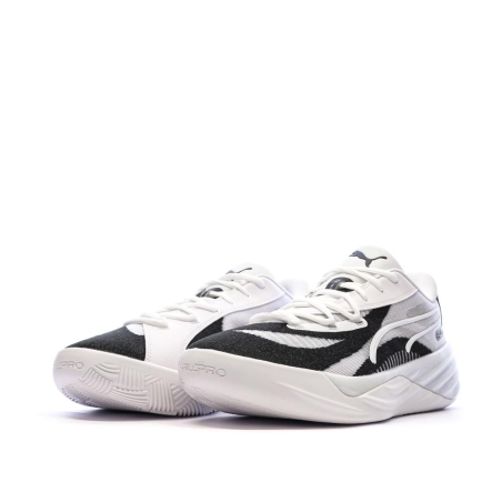 Chaussures de Basketball Blanche/Noir Homme Puma All-pro Nitro