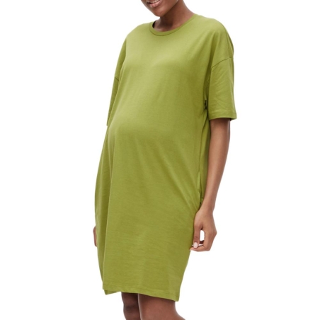 Robe de Grossesse Verte Femme Vero Moda Marternity Monella