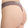 Tanga Marron Femme Calvin Klein Jeans Thong