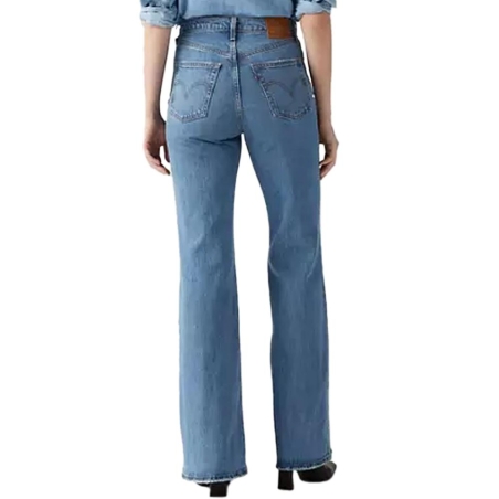 Jean Bleu Femme Levi's Ribcage Bells Med