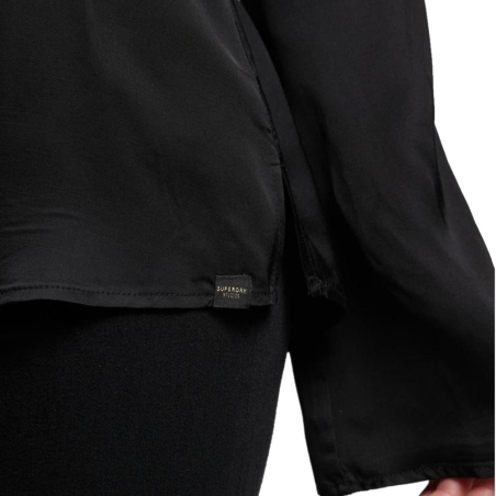 Chemise Noire Femme Superdry Studios
