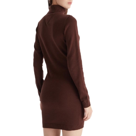 Robe Pull Marron Femme Tommy Hilfiger Tjw Ess Turtleneck