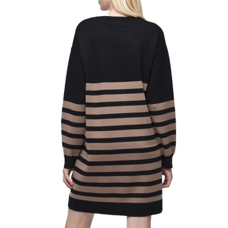 Robe Noir/Marron Femme Pieces Penelope
