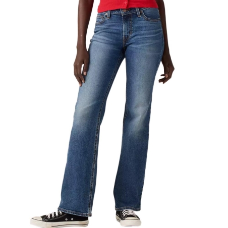 Jean Bleu Moyen Femme Levi's Superlow