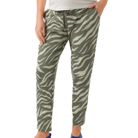 Pantalon Beige/Kaki Femme Mamalicious Lyates