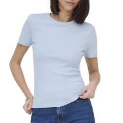 T-Shirt Bleu Clair Femme JDY Lucky