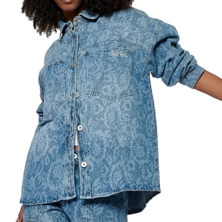 Chemise Bleu Femme Kaporal BIVA