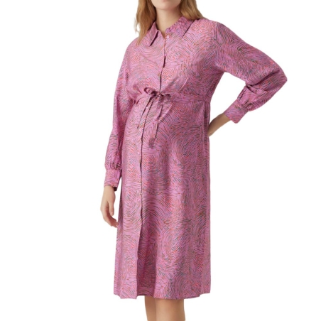 Robe de Grossesse Rose Femme Vero Moda Marternity Anea