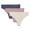 Lot de 3 Strings Noir/Rose/Blanc Femme Calvin Klein Jeans Thong