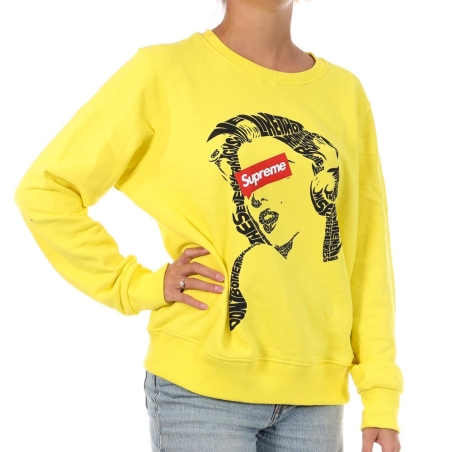 Sweat Jaune Femme Supreme Grip Marylin