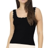 Débardeur Noir/Ecru Femme JDY Nanna