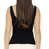 Débardeur Noir/Ecru Femme JDY Nanna