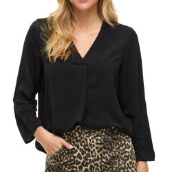 Blouse Noire Femme Vila Josa