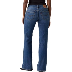 Jean Flare Bleu Foncé Femme Levi's Superlow