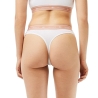 Tanga Blanc/Rose Femme Lacoste More