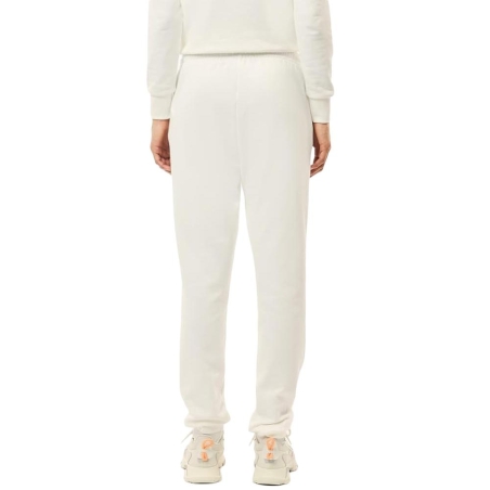 Jogging Blanc Femme Lacoste Fleece1