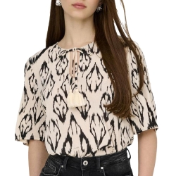 Blouse Beige/Noir Femme JDY Bree