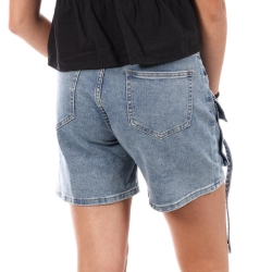 Short en Jean Bleu Femme Monday Premium Short Cargo