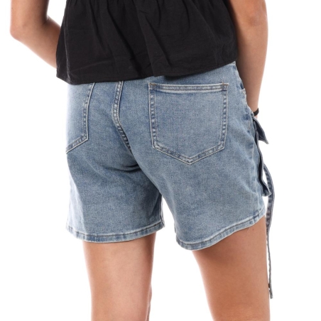 Short en Jean Bleu Femme Monday Premium Short Cargo