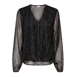 Blouse Manches Longues Noir Femme JDY Cody