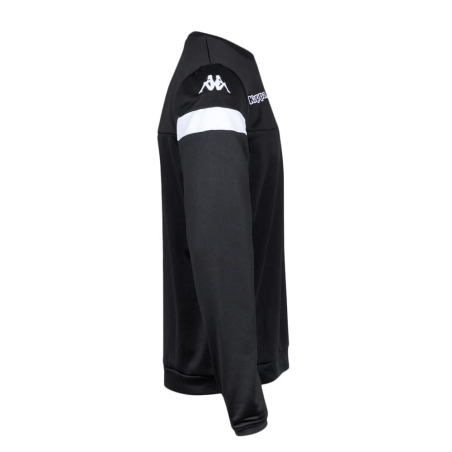 Sweat Noir Homme Kappa Lido