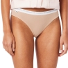 X3 Culottes Beige Femme Lacoste coton stretch
