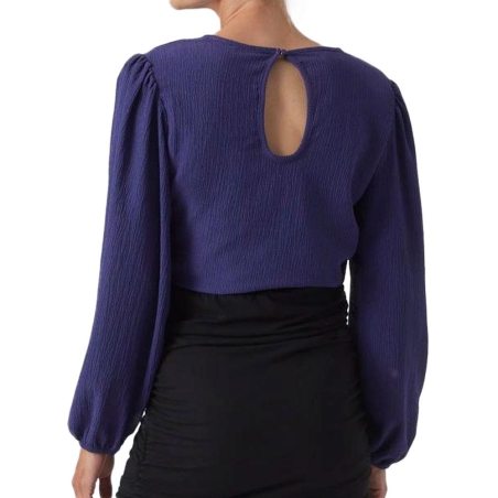 Blouse de Grossesse Marine Femme Mamalicious Aura
