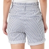 Short Blanc/Marine Femme Vero Moda Eva