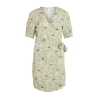 Robe Blanc/Vert Femme Vila Vielvire