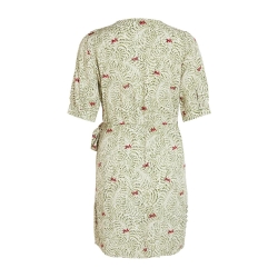 Robe Blanc/Vert Femme Vila Vielvire